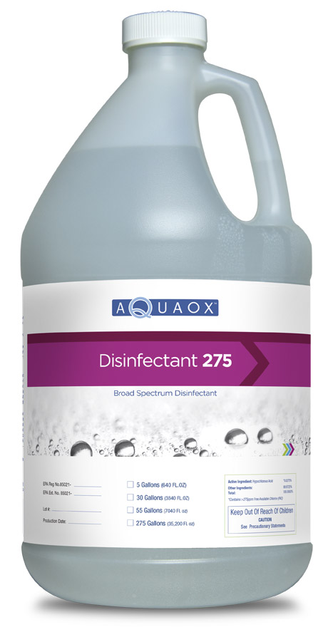 Aquaox Disinfectant 275