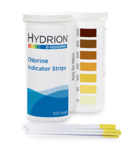 Clorine Indicator Strips 0-1000